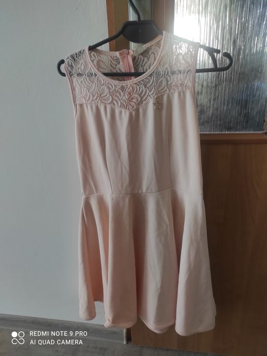 Sukieneczka pudrowy róż rozmiar 158
