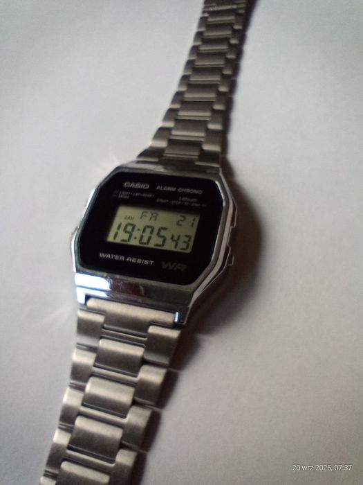 Kolekcjonerski zegarek Casio A158WE vintage