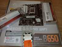 MSI B650M GAMING WIFI AM5, AMD Ryzen 5 7500f, DDR5 32 Гб комплект