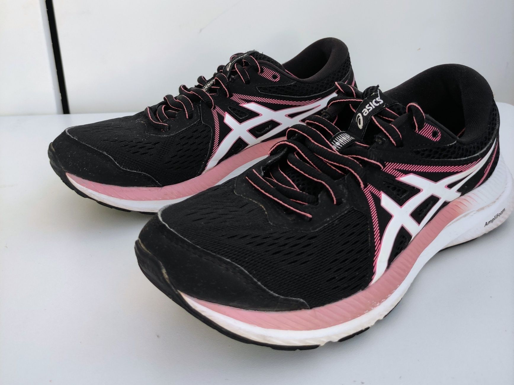 Calçado de  Corrida ASICS Gel Windhawk Mulher Cinza Rosa