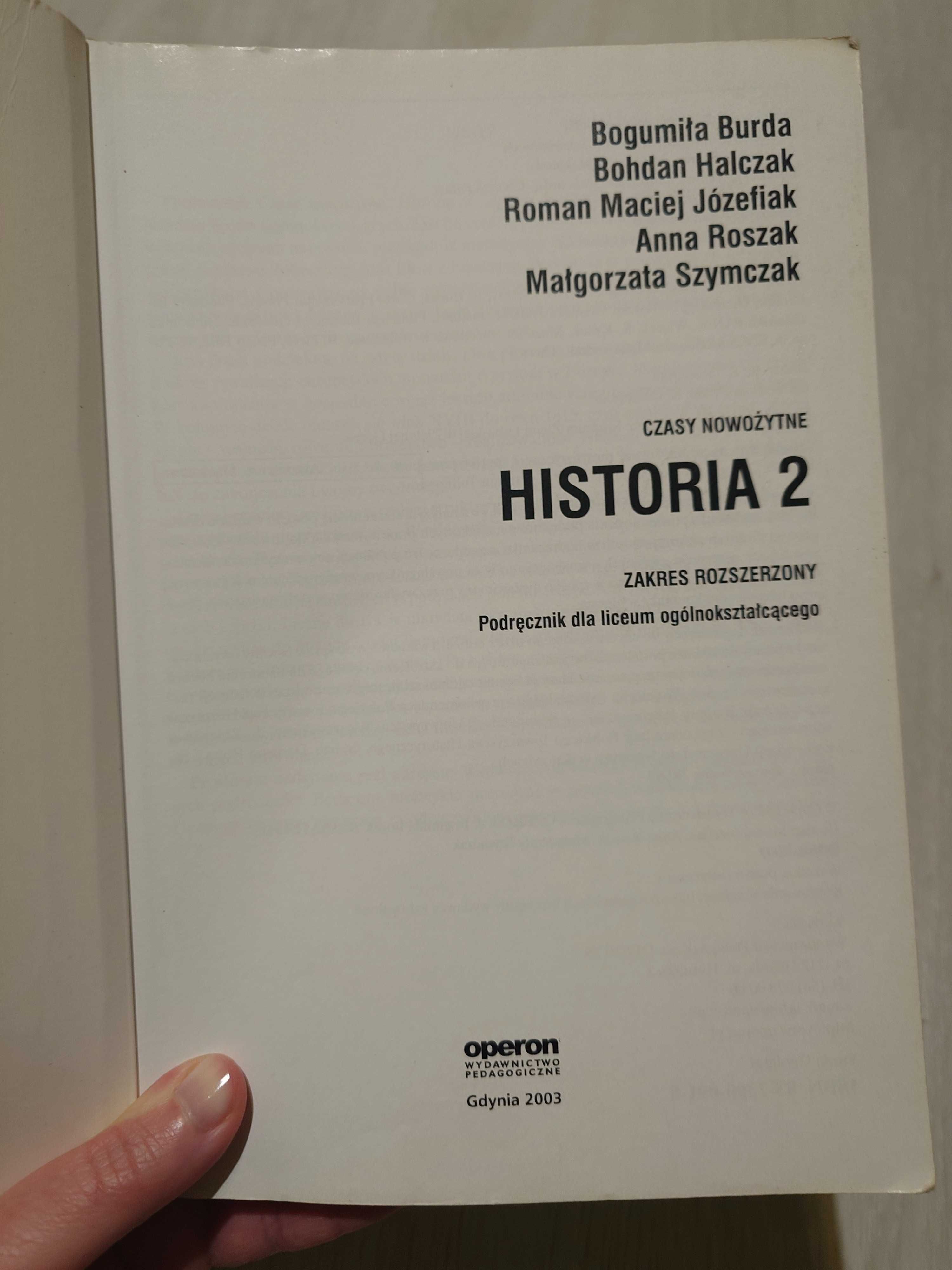 Historia 2 Czasy Nowożytne Praca zbiorowa. OPERON