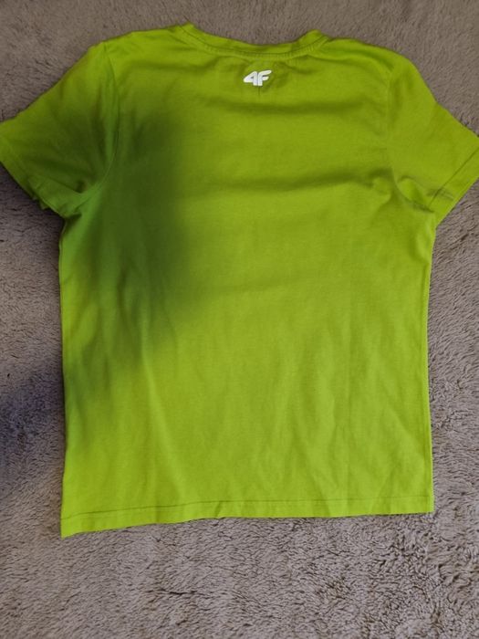 4f T-shirt chłopięcy jaskrawa zieleń 158