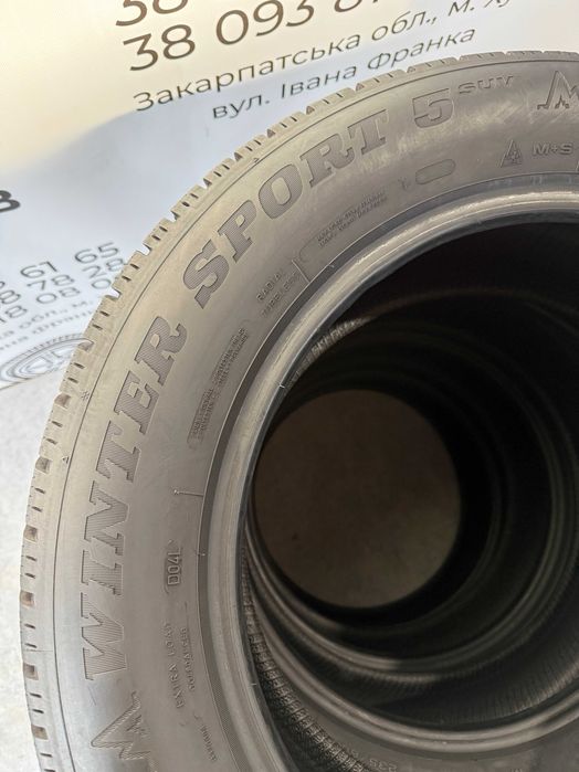 Зимові шини 235/60/18 Dunlop Winter Sport 5, зимние шины резина R18