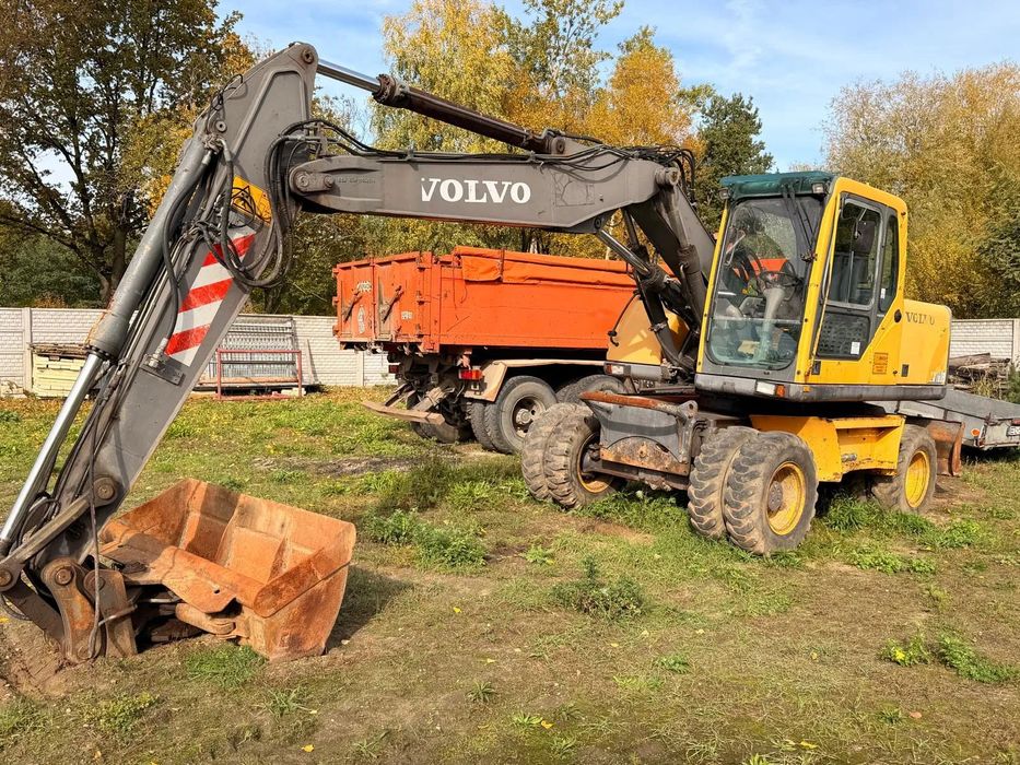 Volvo EW160B  Koparka Kołowa Volvo EW160B - 2006r - 12tyś h - 16t + nowe opony