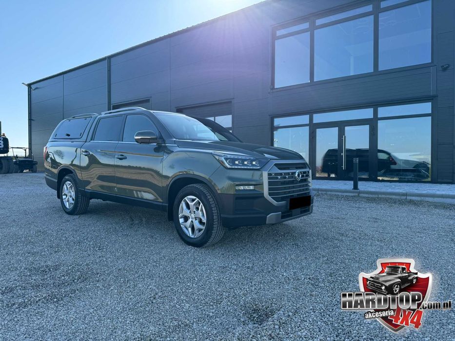 Zabudowa paki Ssangyong Grand Musso Szyby Podnoszone Hardtop na Pakę
