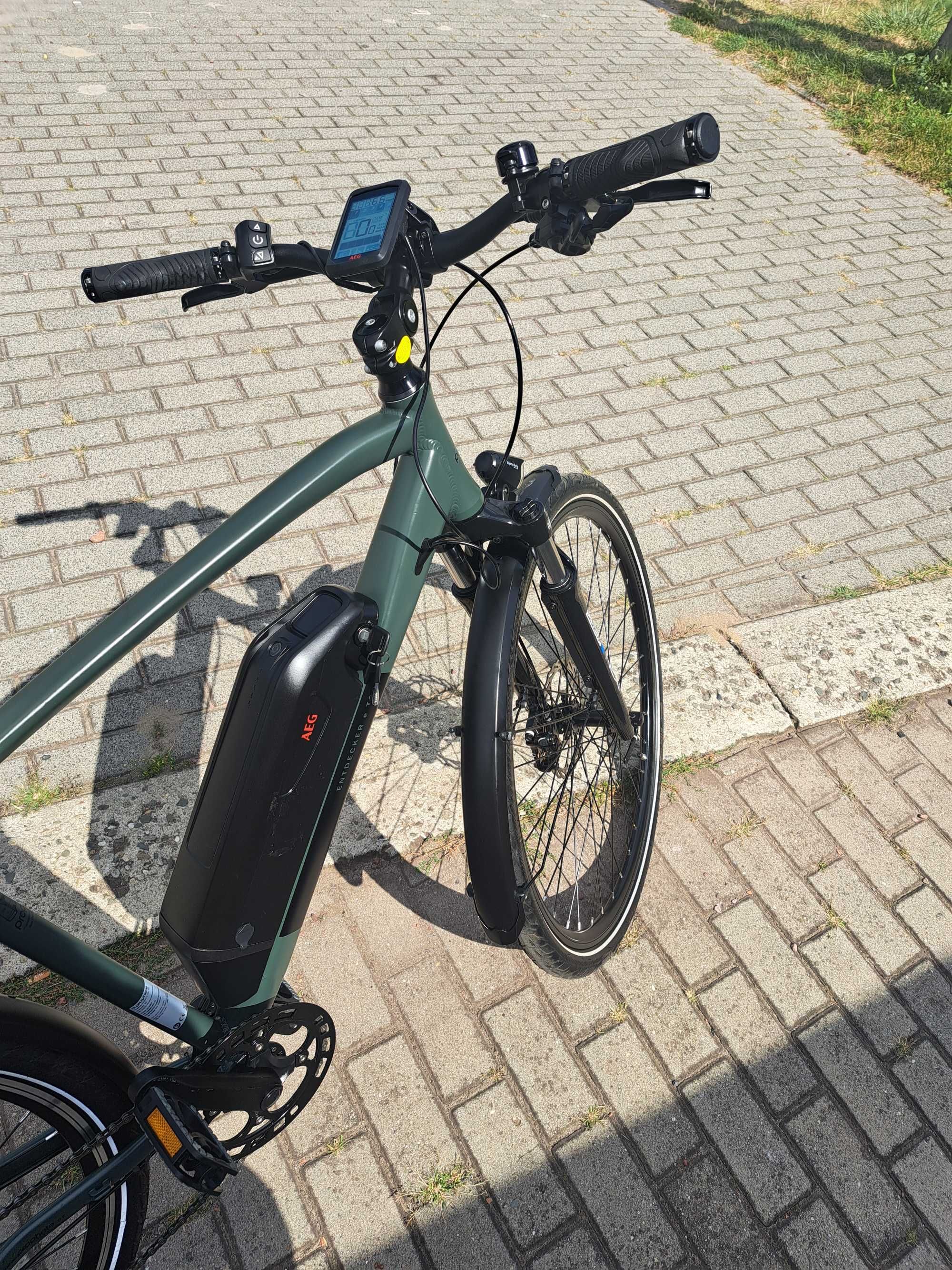 Rower elektryczny Prophete e t300 zielony okazja