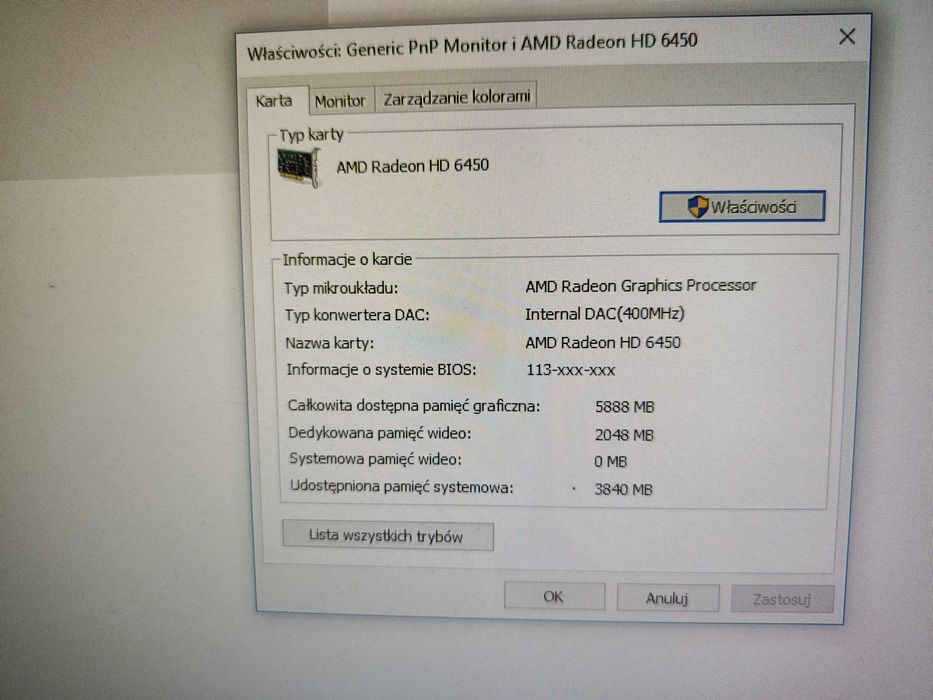 Karta graficzna Radeon HD 6450 2GB DDR3