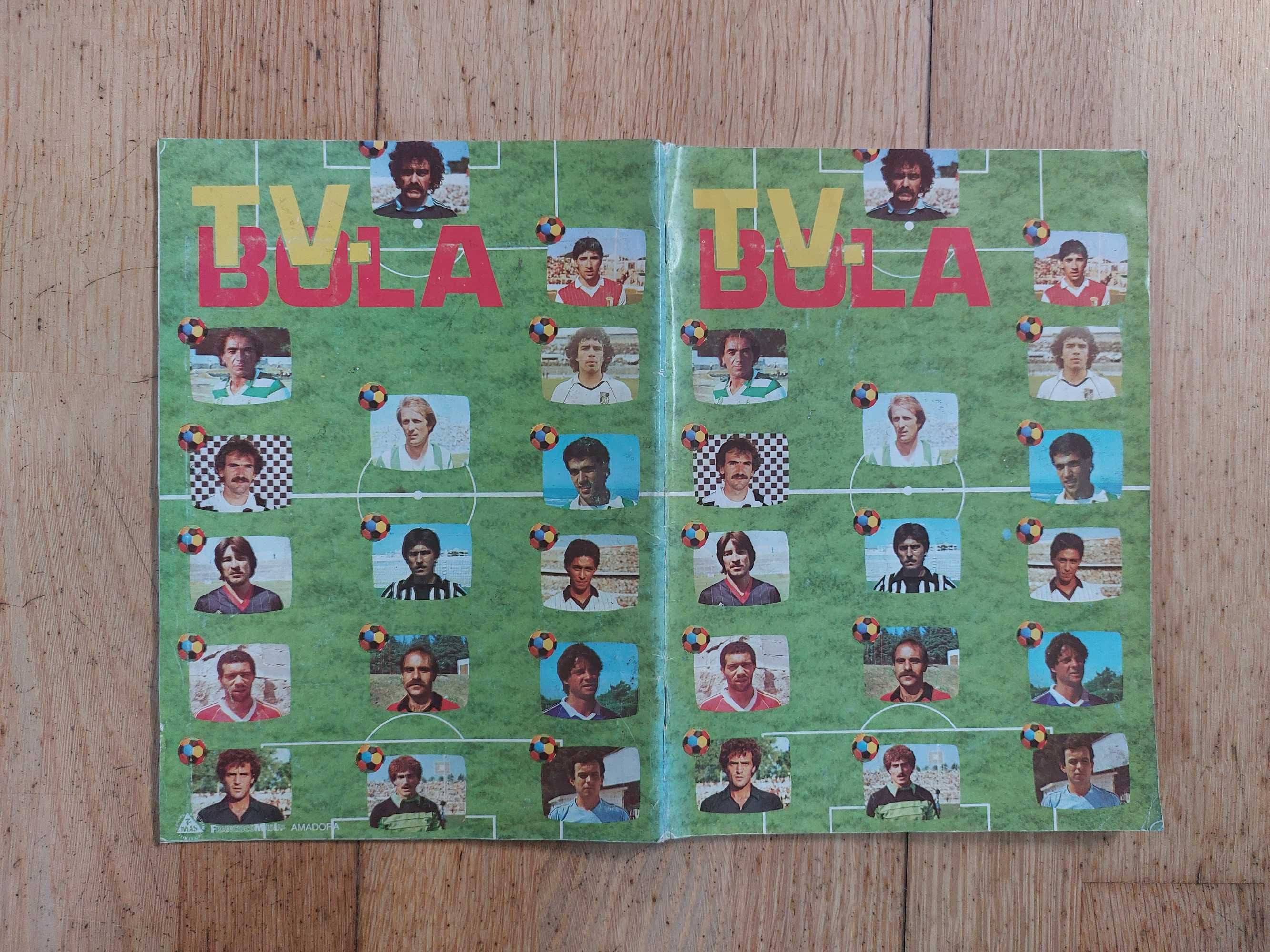 Caderneta de cromos "TV Bola" - Completa