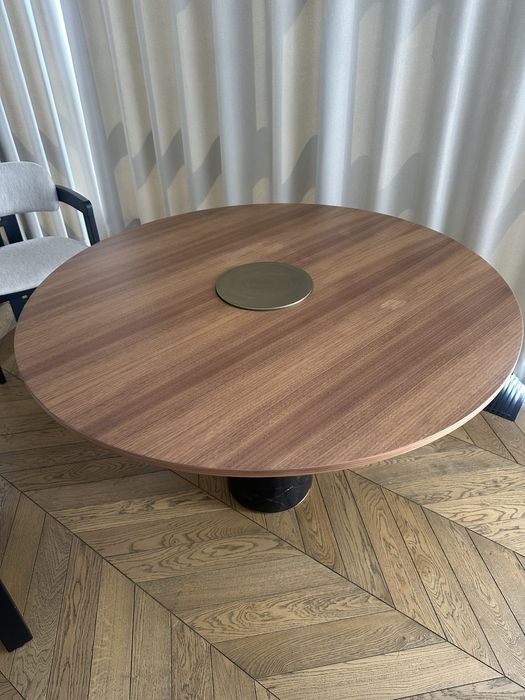 Stół marmur, lite drewno, fornir