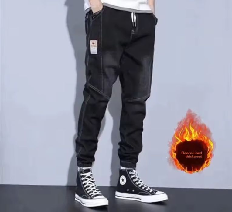 джинсы утепленые зимние