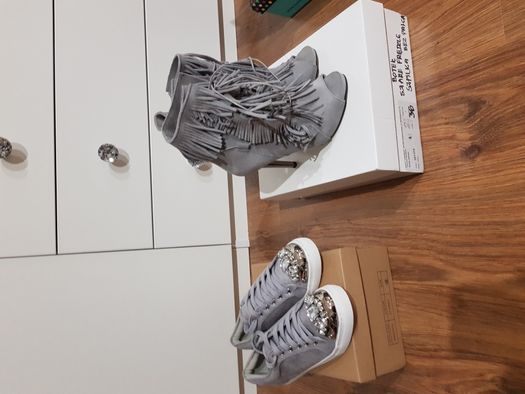 Botki frędzle a la  casadei