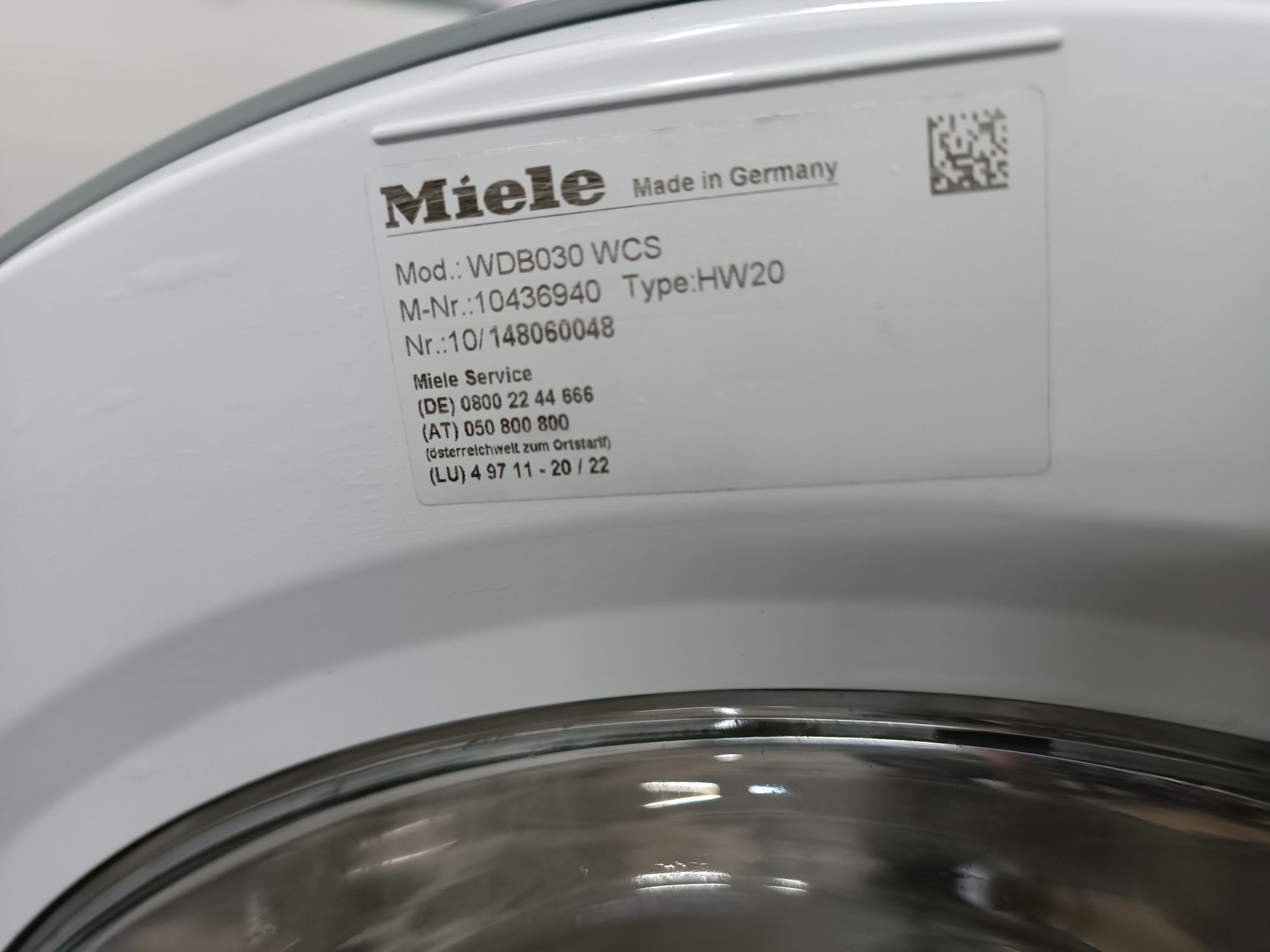 Пральна машина Miele W1 Classic Eco