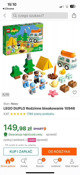 Lego duplo domek farma biwak minnie i daisy
