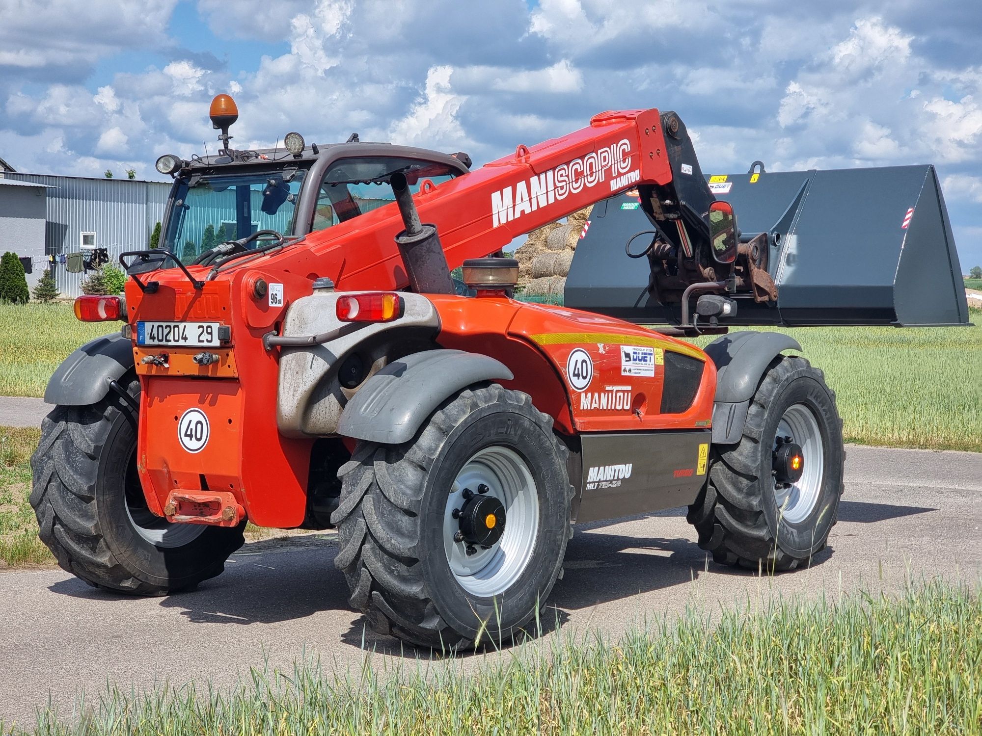 Ładowarka teleskopowa Manitou 735-10r zadbana (jcb 34.41)