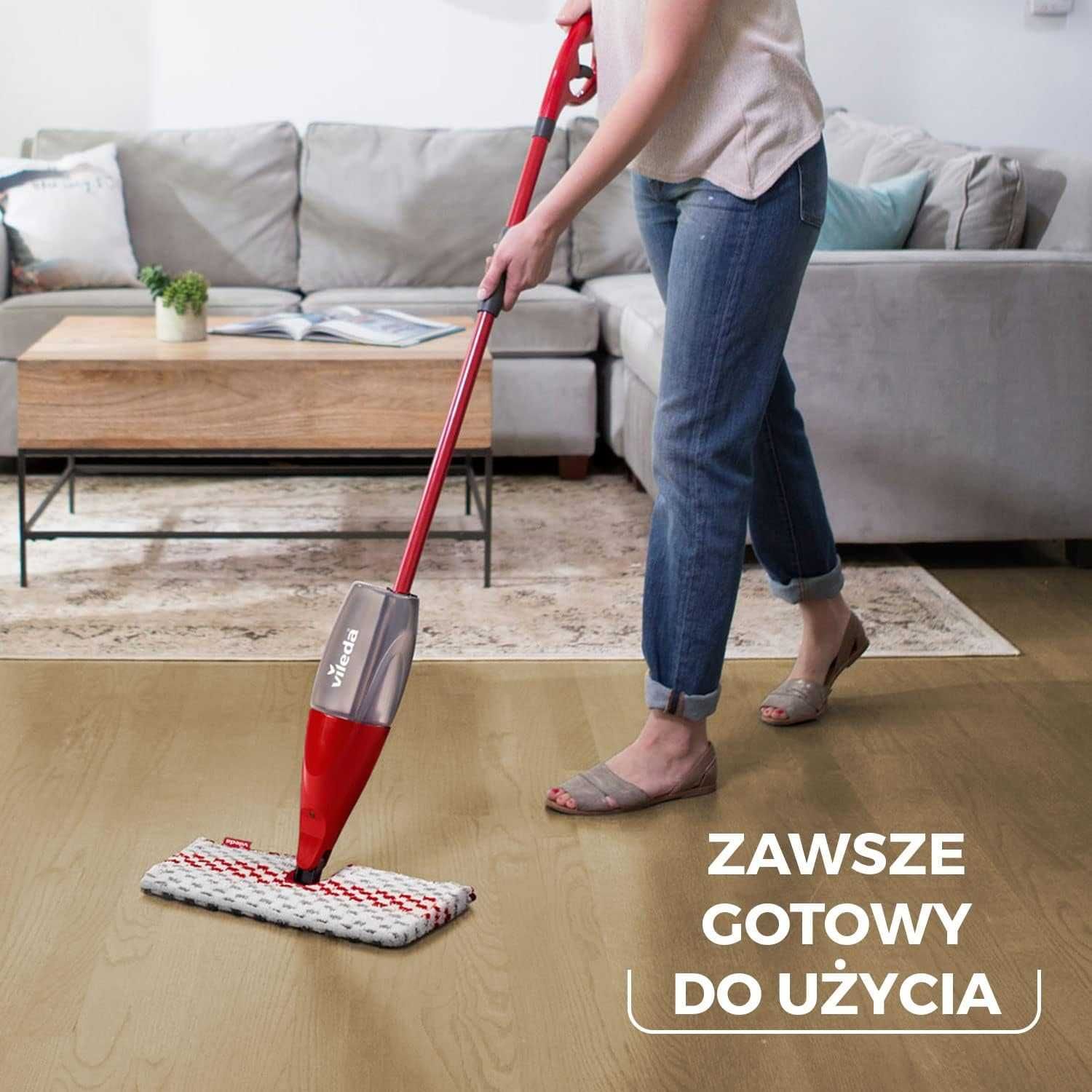 Vileda 1-2 Spray MAX BOX Mop płaski ze spryskiwaczem i zbiornikiem