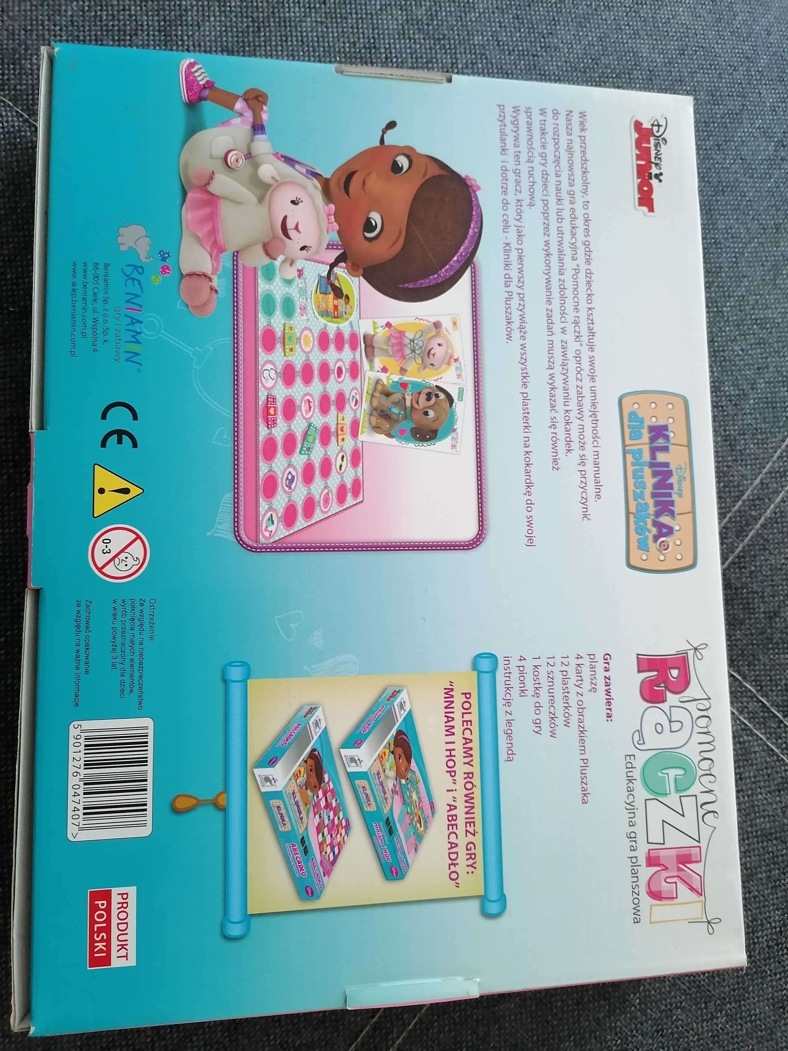 Gra edukacyjna, Klinika dla pluszaków,, Pomocne rączki.