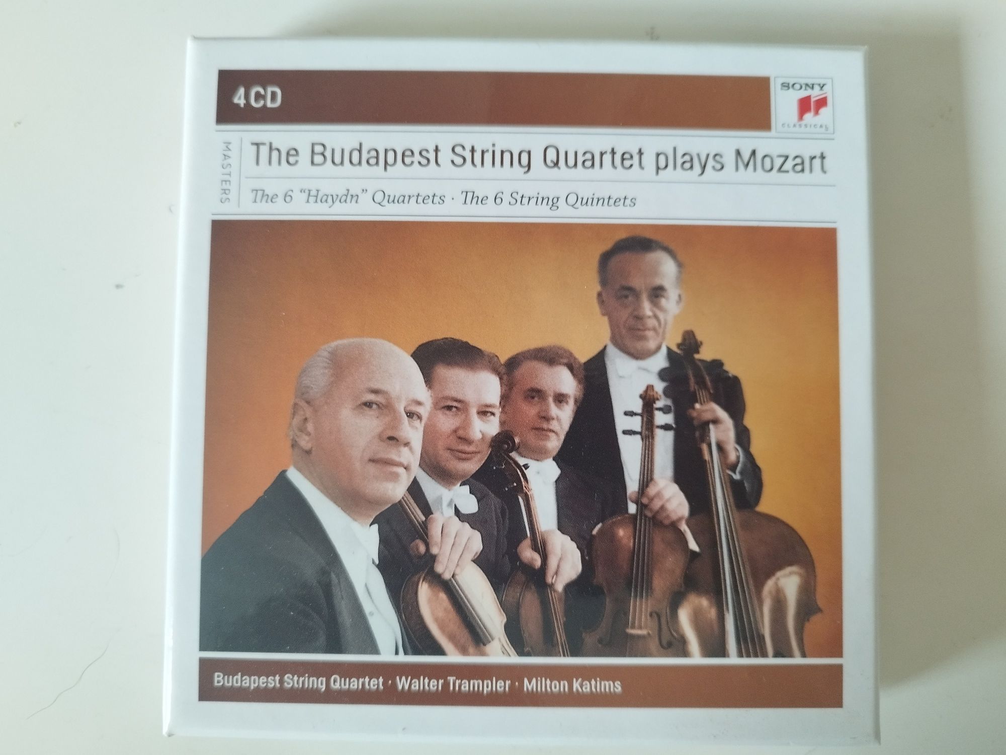 4CD BOX MOZART -The Budapest String Quartet