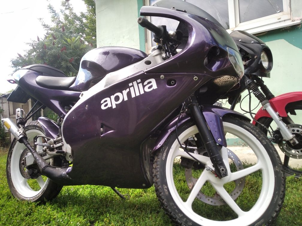 продам мотоцикл трековый кольцевой РС 50 итальянская Aprilia
