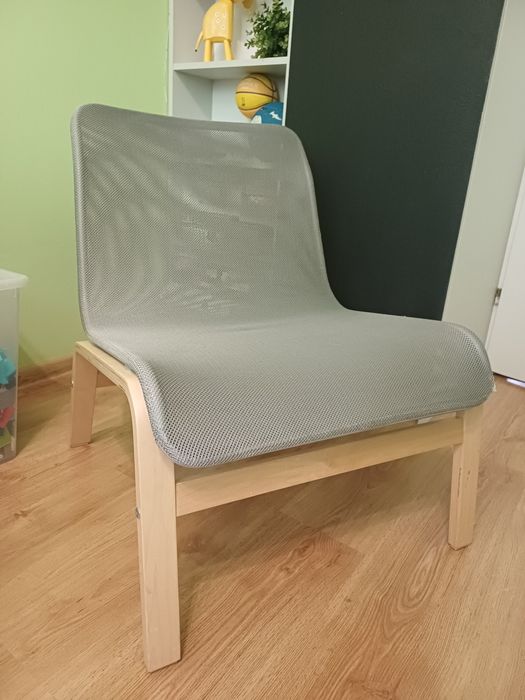 Fotel Nolmyra z IKEA szary