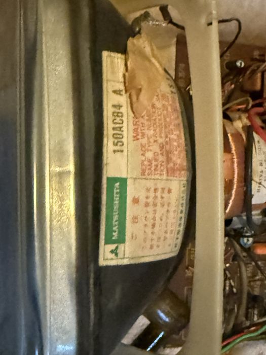 Black-and-white oscilloscope, functional but disassembled; modular monitor64354257383425123