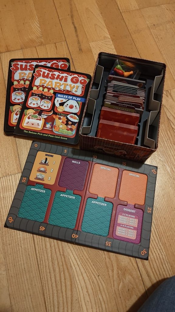 Sushi go party gra planszowa