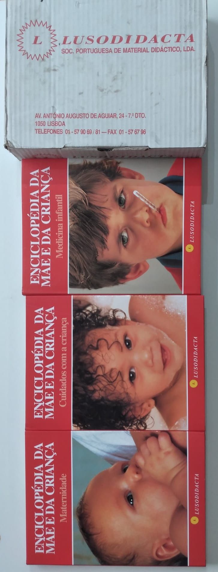 Enciclopédia da Mãe e da Criança - 3 livros novos