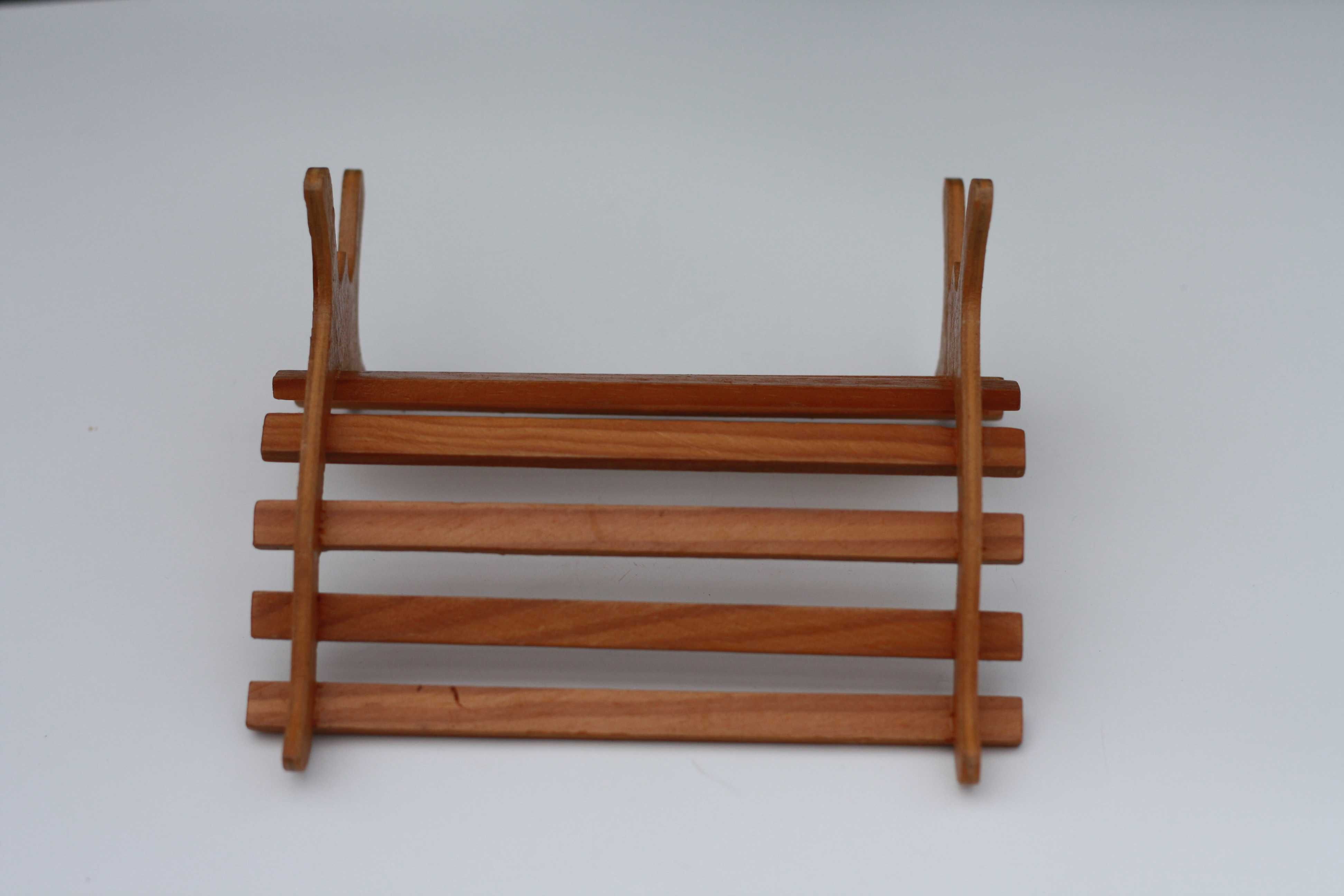 Drewniana ławka do domku dla lalek / maileg