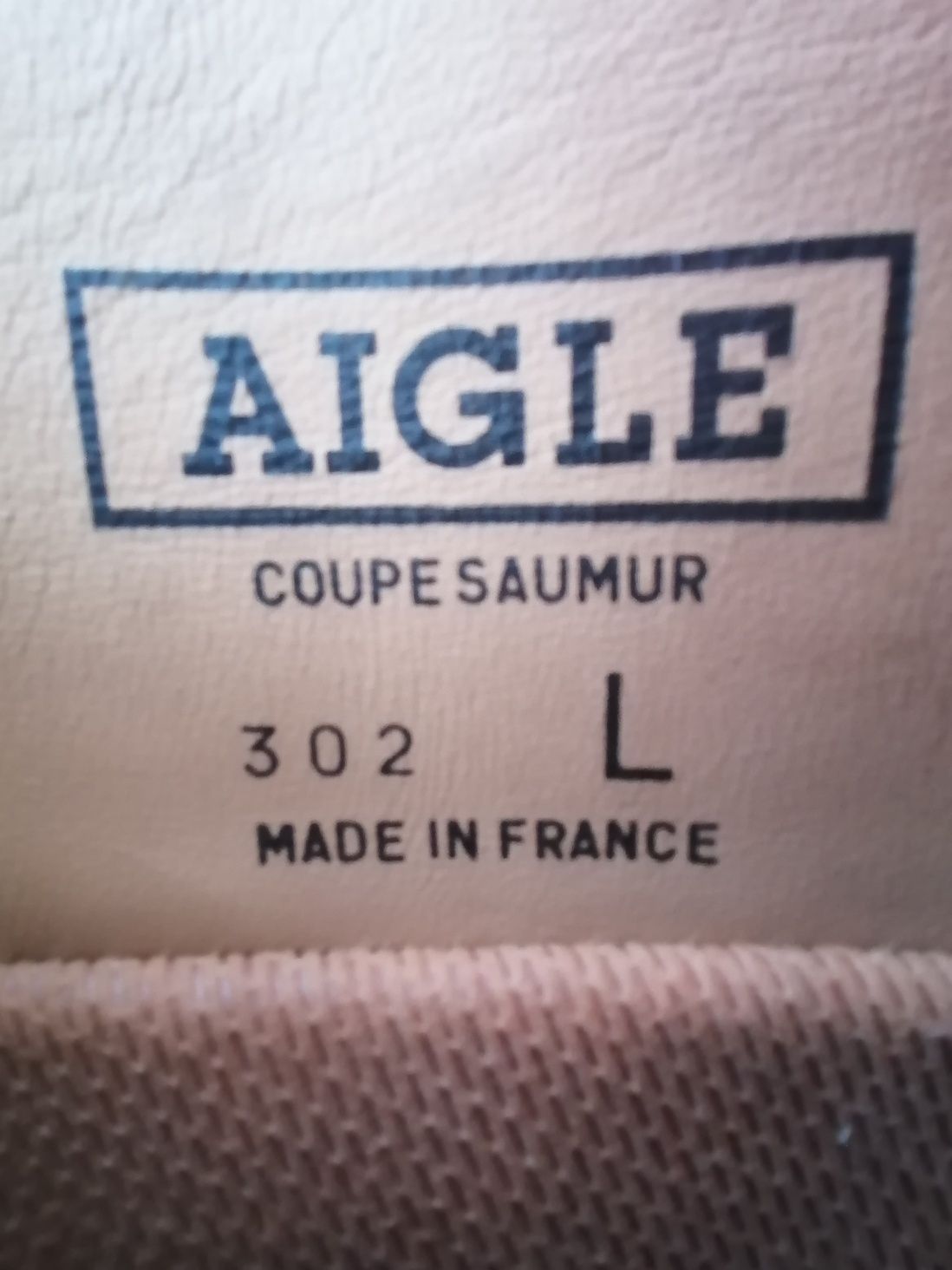 Botas de equitação Aigle n° 40 Coupe Saumur 302 L