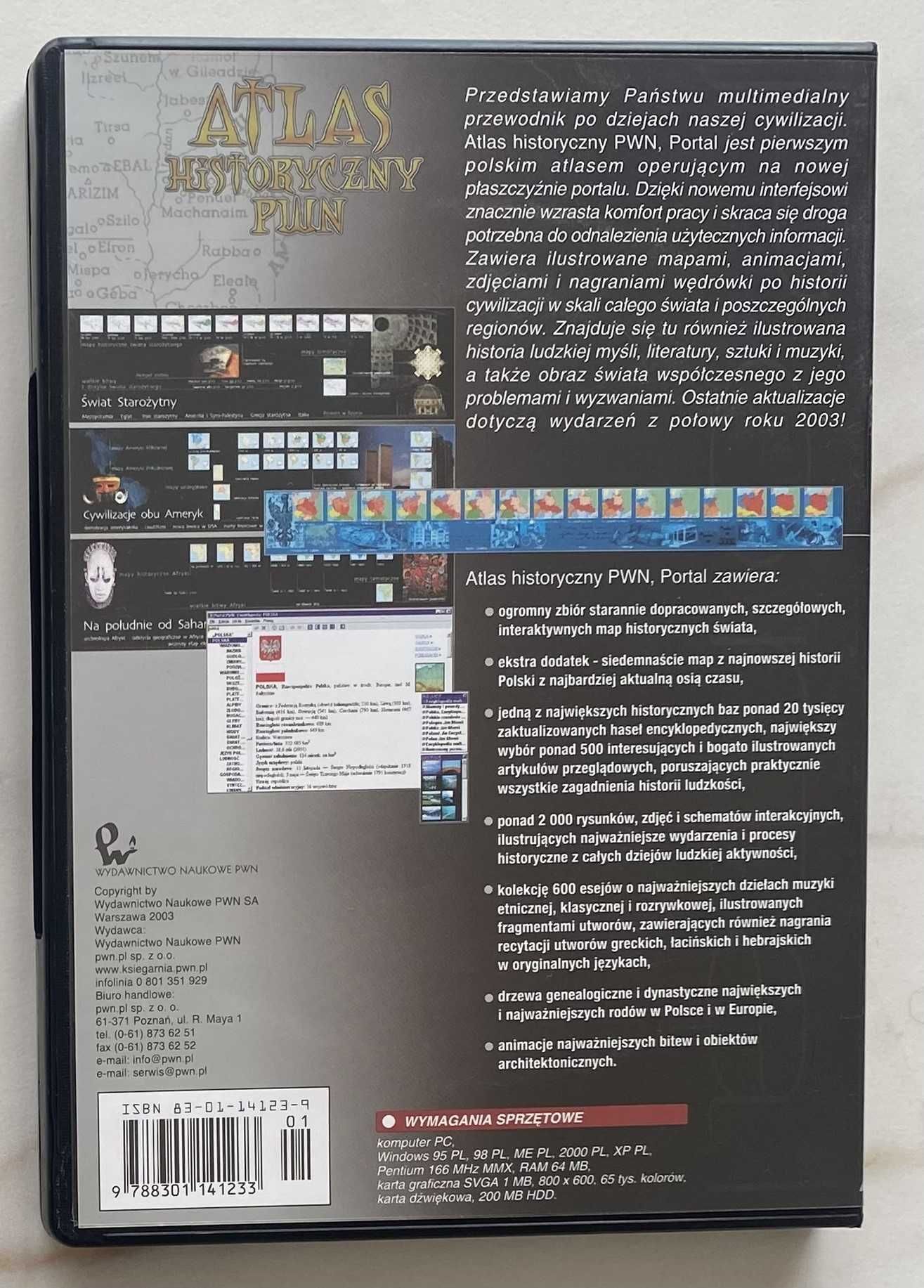 Atlas historyczny PWN 2xCD-ROM NOWA