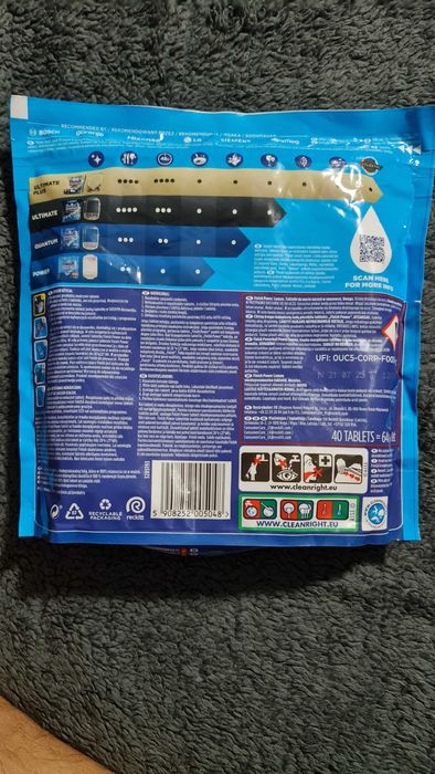 Finish Tabletki do zmywarki Power All-in-1 Tabs lemon 40 szt.