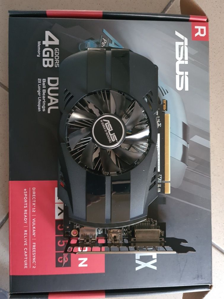 Karta graficzna Asus Radeon RX 550 Phoenix 4GB 128bit GDDR5 DVI/HDMI