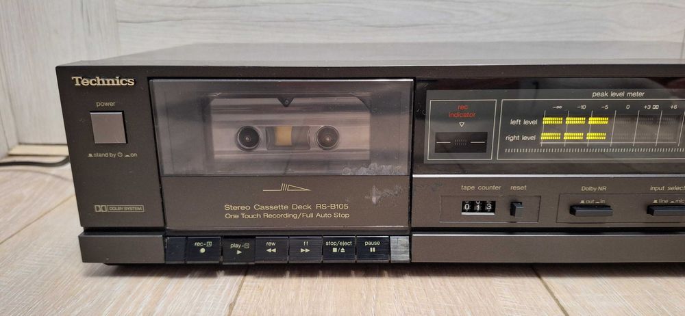 Magnetofon Kasetowy Technics RS-B105 ! 100 % sprawny ! BDB STAN OKAZJA