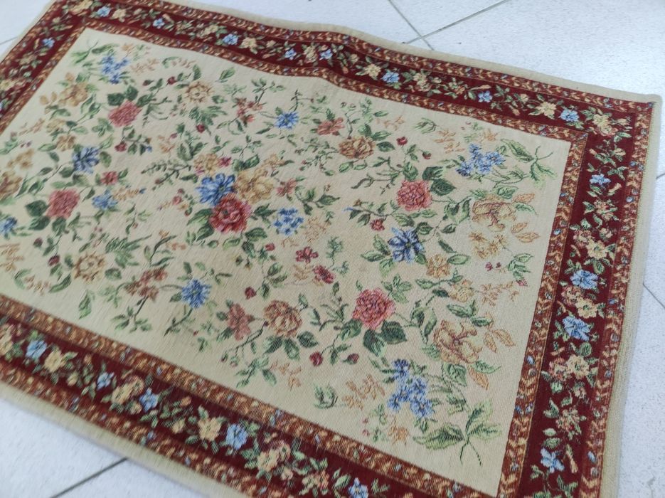 Tapete florido bonito