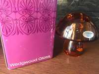 Przycisk grzyb szkło miodowe Topaz Wedgwood Glass England