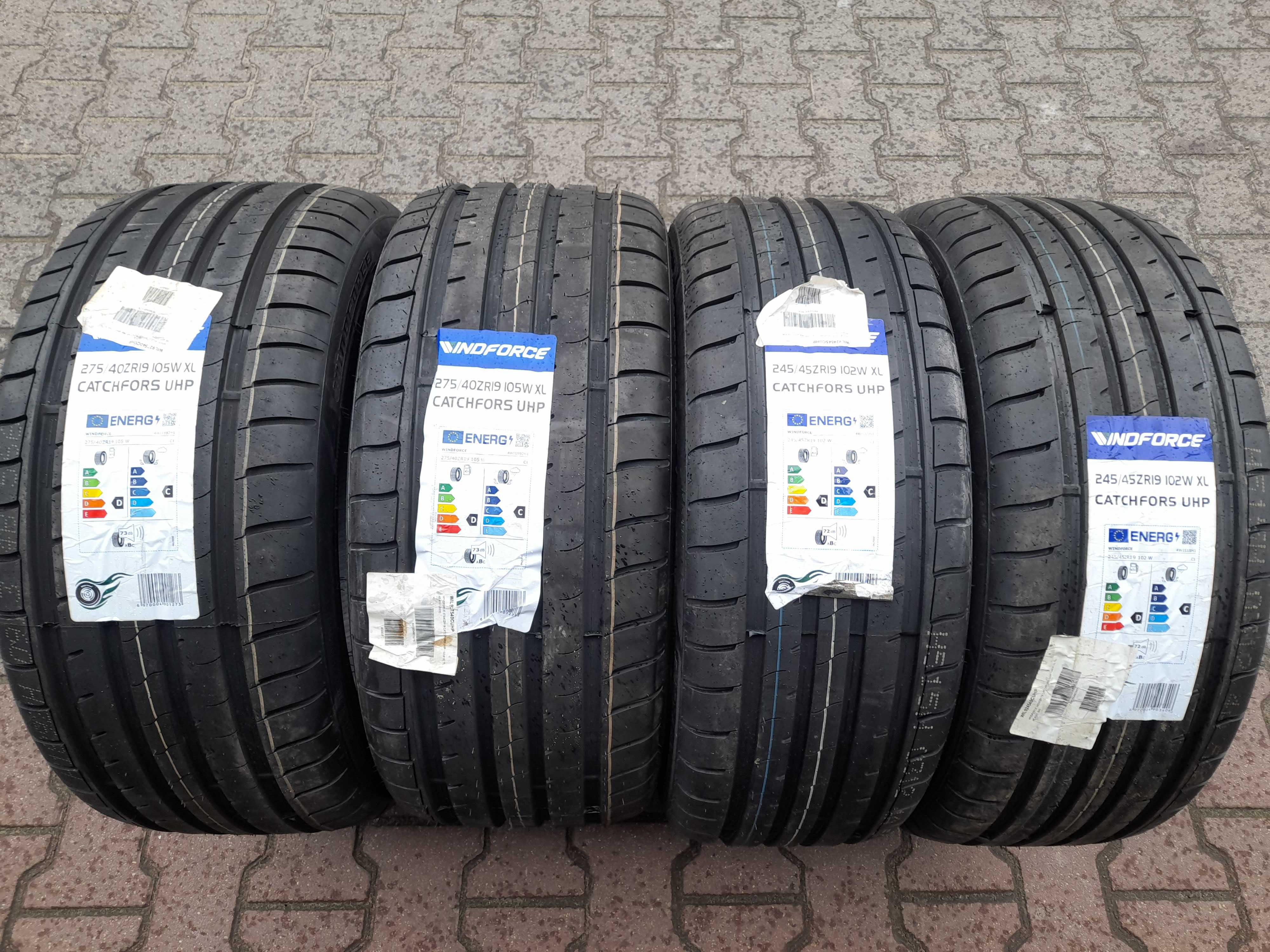 Opony 245/45r19. 275/40r19 Catchfors UHP , Komplet , Mercedes