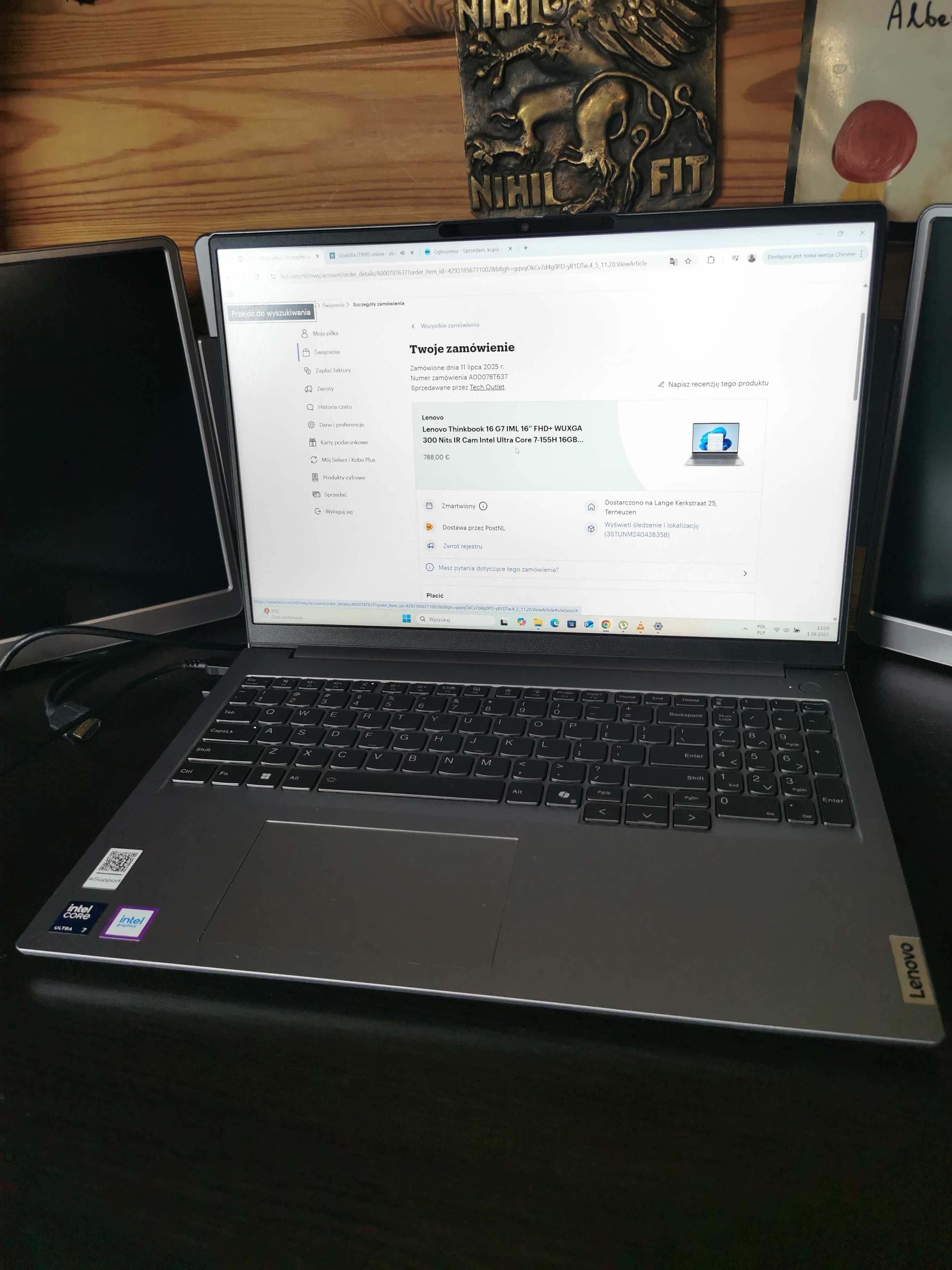 Lenovo Thinkbook 16 G7 Intel Ultra Core 7-155H 16GB DDR5, 512GB nowy