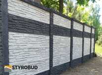 Ogrodzenia betonowe dwustronne, płoty betonowe barwione, ogrodowe