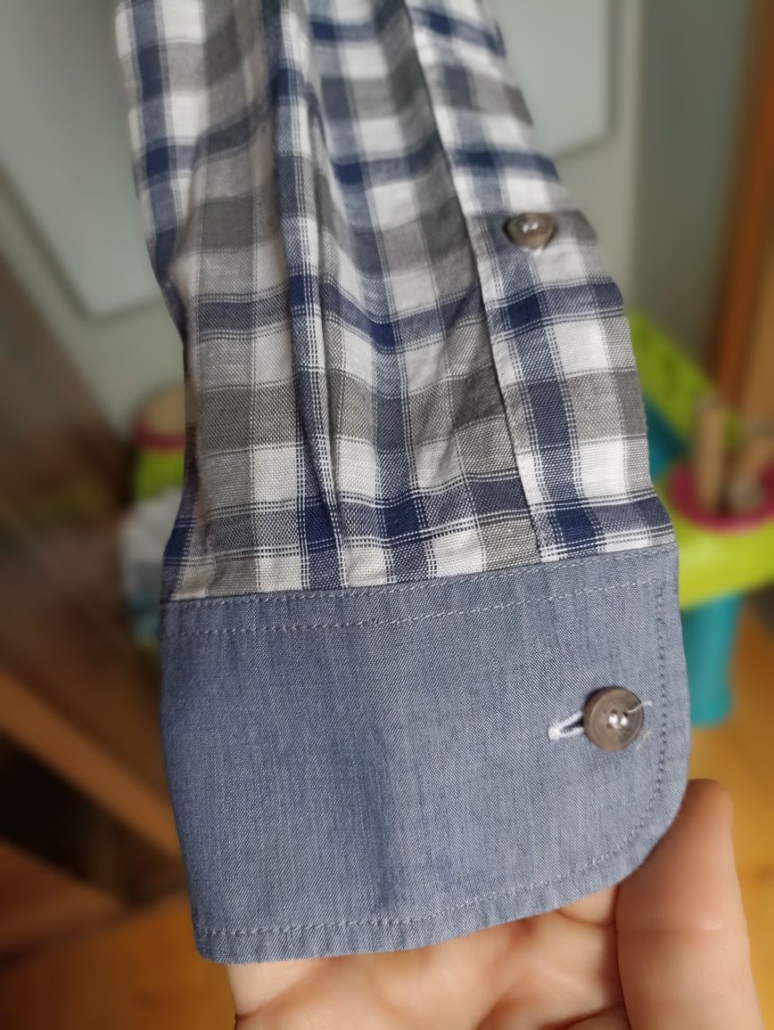 Koszula w kratę 41/42 na święta