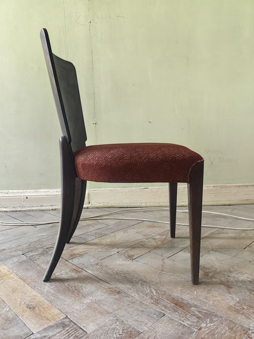 *rezerwacja* 4 Krzesła H214 Jindrich Halabala lata 50 art deco vintage