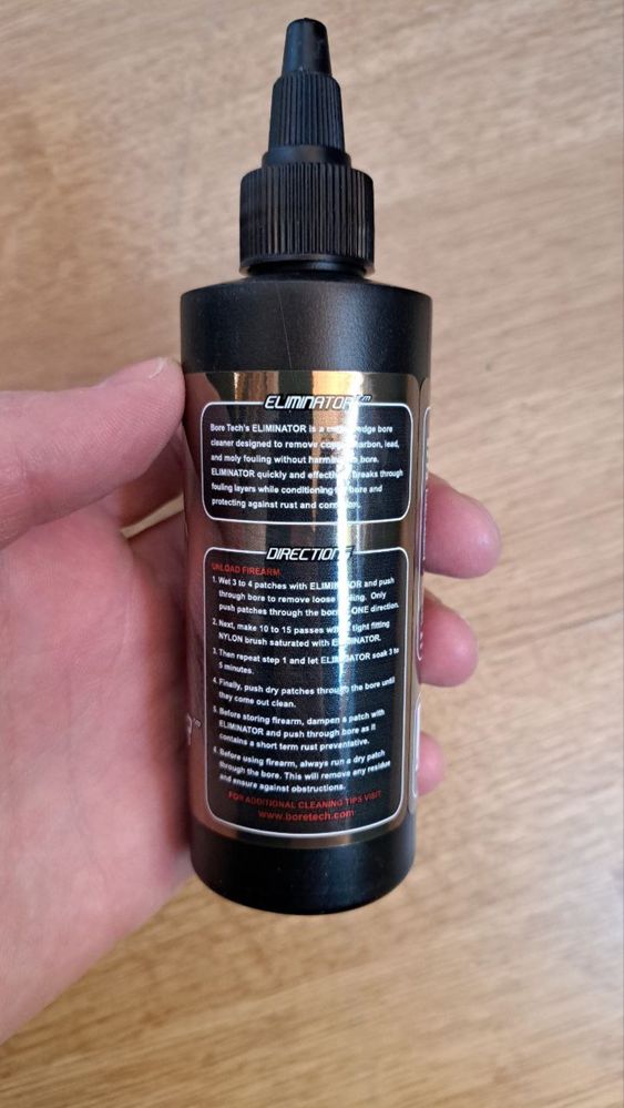 Олія/мастило для чищення зброї BoreTech Eliminator/Copper/Friction