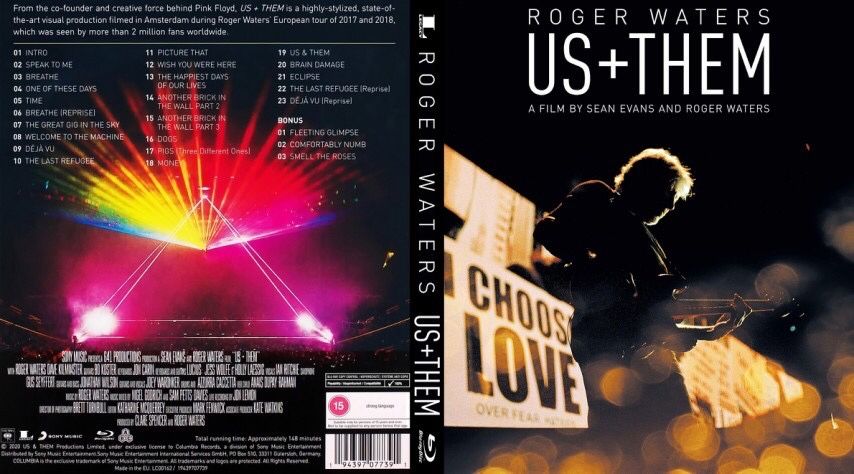 BLU-RAY disk/PINK FLOYD/Роджер Уотерс/Us+Them/Мы+Они