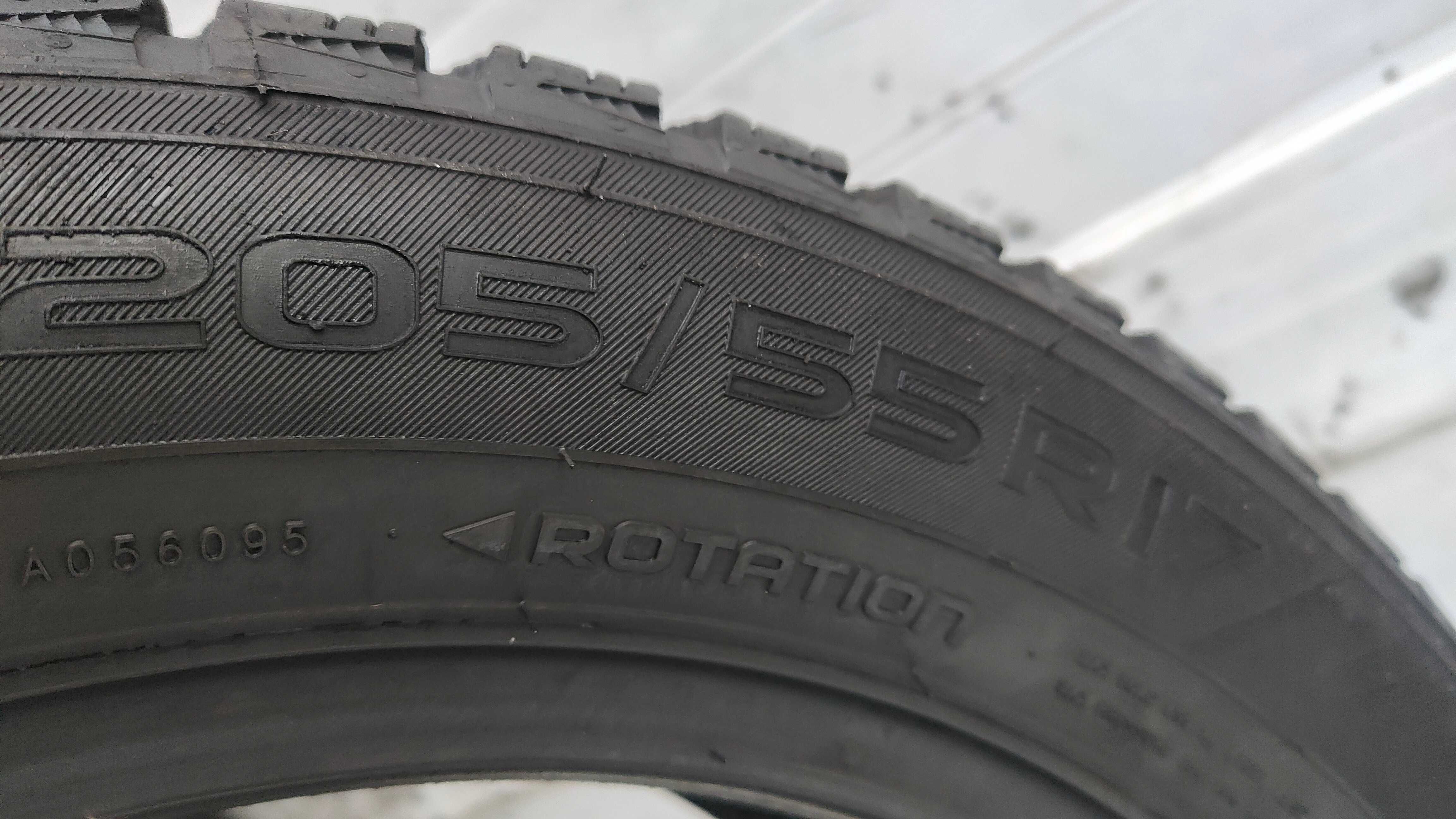 Opony Zimowe 205/55/17 Nokian 2szt 2020r 8mm