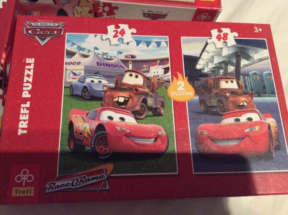 Puzzle firmy Trefl - THE CARS - 3xkomplet ZYGZAC Mc Quen