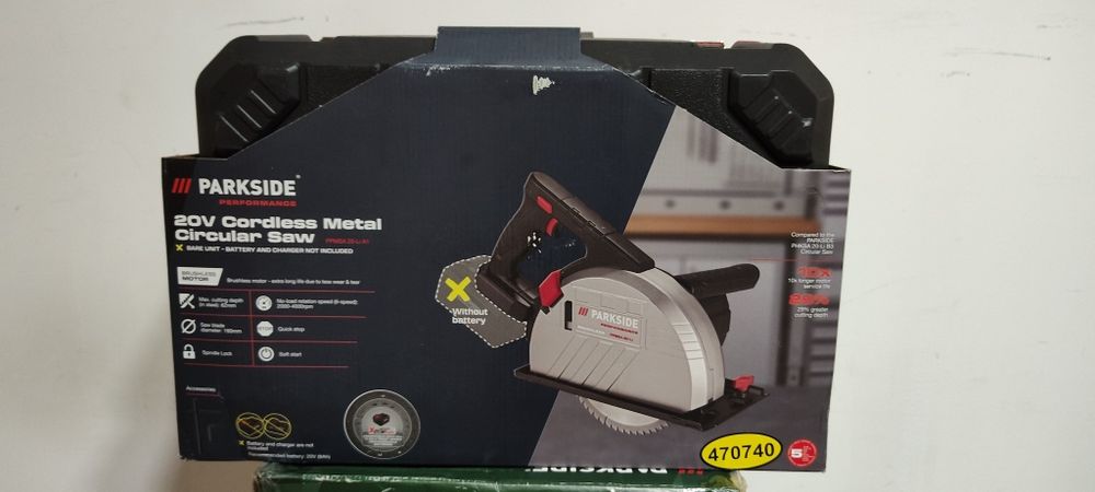 Akumulatorowa piła do metalu Parkside PPMSA 20Li-A1