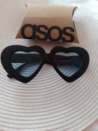 ASOS/ Serca, duże okulary przeciwsłoneczne z Londynu, NOWE
