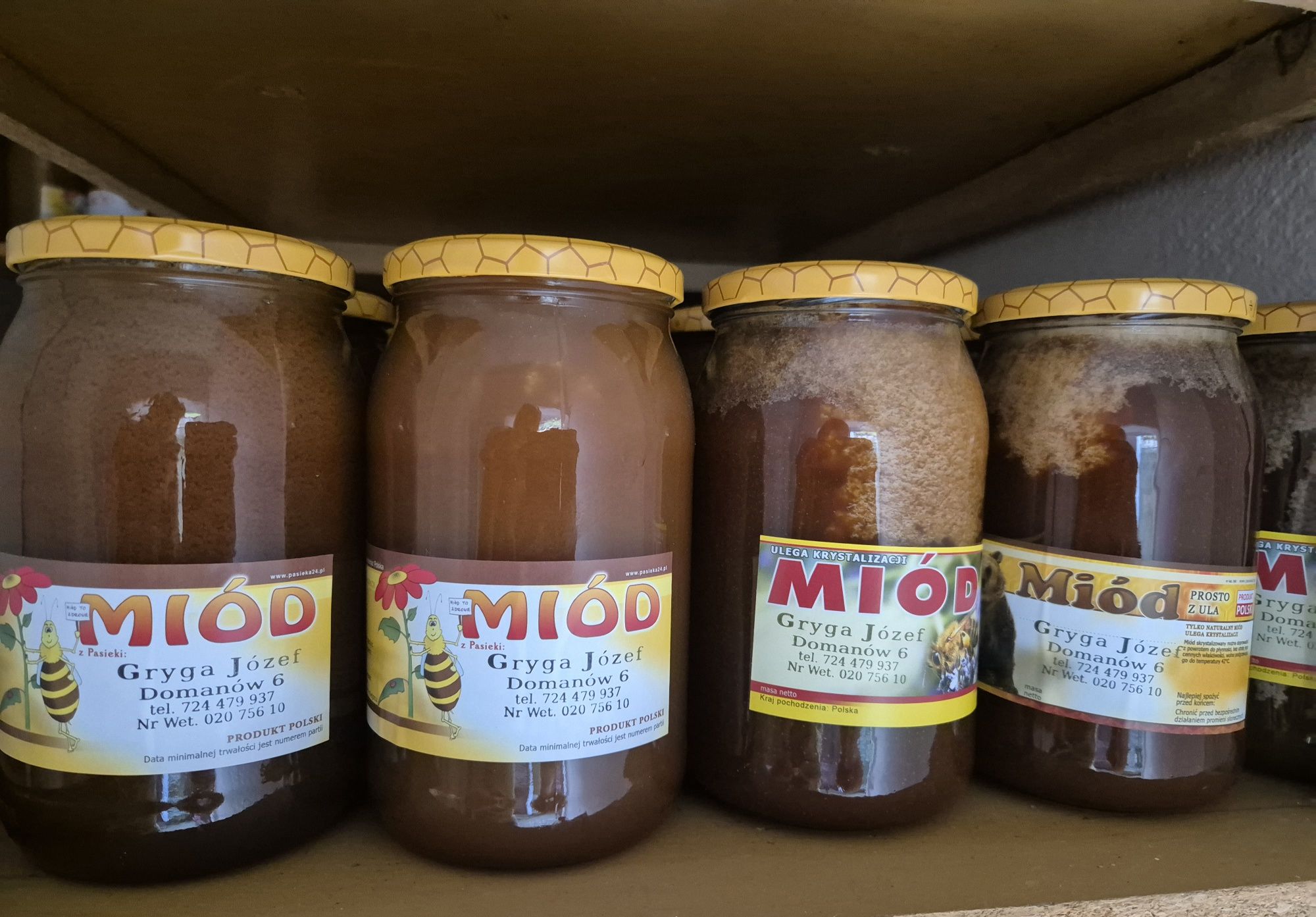Miód  z pasieki z Dolnego Śląska