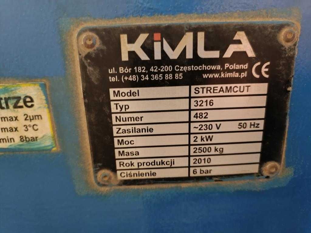 KIMLA STREAMCUT 3216 - waterjet - cięcie strumienie wody - sprawna