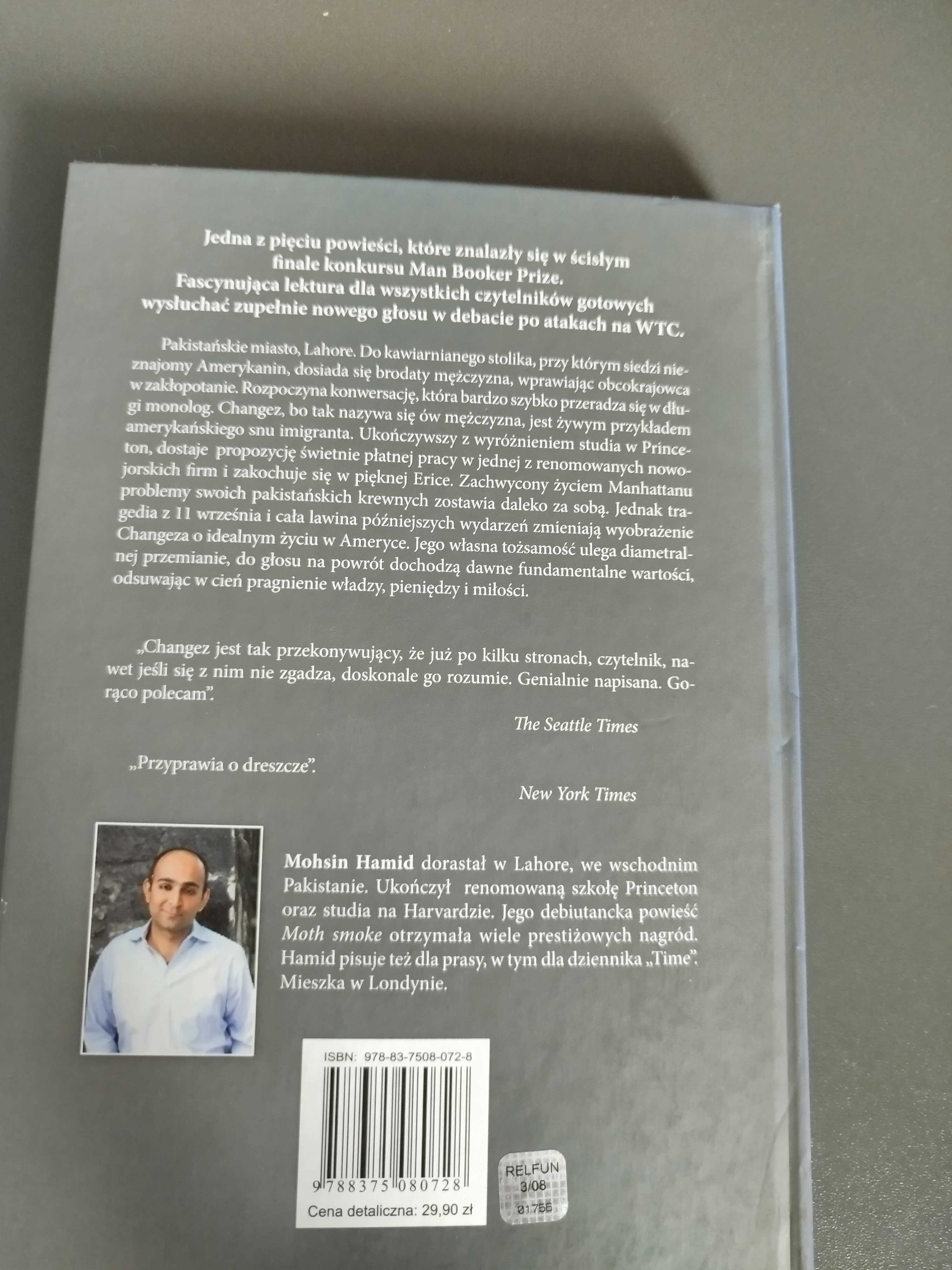 Uznany za fundamentalistę Mohsin Hamid wysyłka 24h