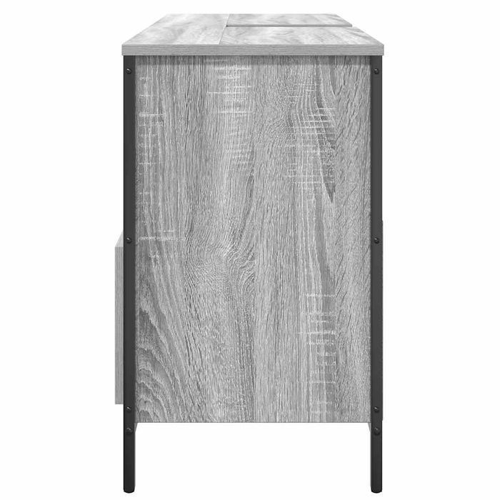 vidaXL Szafka pod umywalkę łazienkową z szufladami 90x34,5x60 cm
