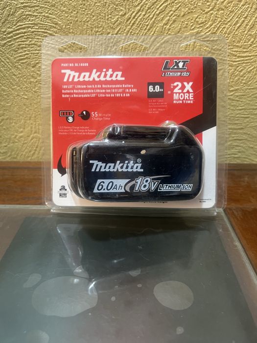 Акумулятори Makita BL1860B  18V 6.0Ah НОВІ